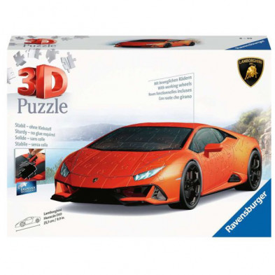 Imagen puzzle 3d lamborghini huracán evo