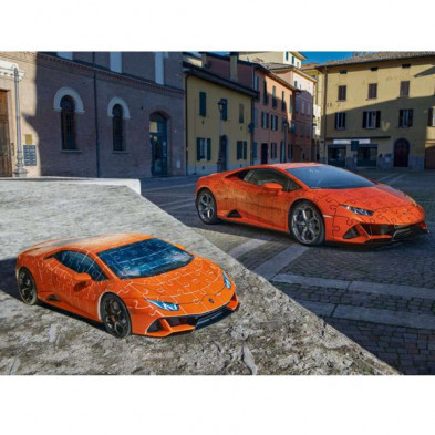 imagen 4 de puzzle 3d lamborghini huracán evo