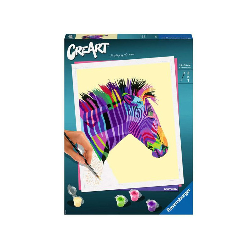 Imagen creart cuadro cebra Imagen creart cuadro cebra