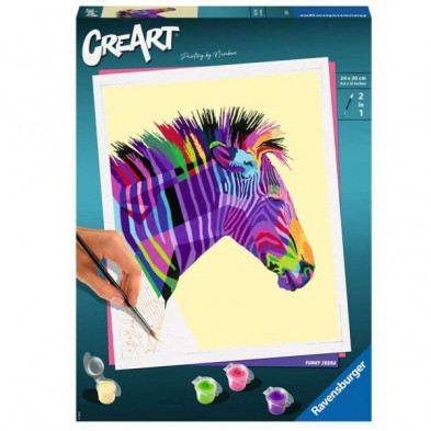 Imagen creart cuadro cebra