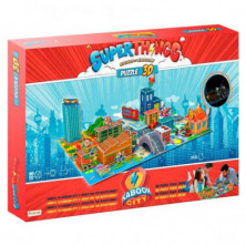 Imagen puzzle 3d superthings kaboom city