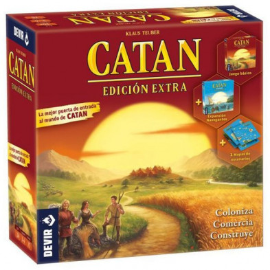 Imagen catan edición extra (básico y navegantes)