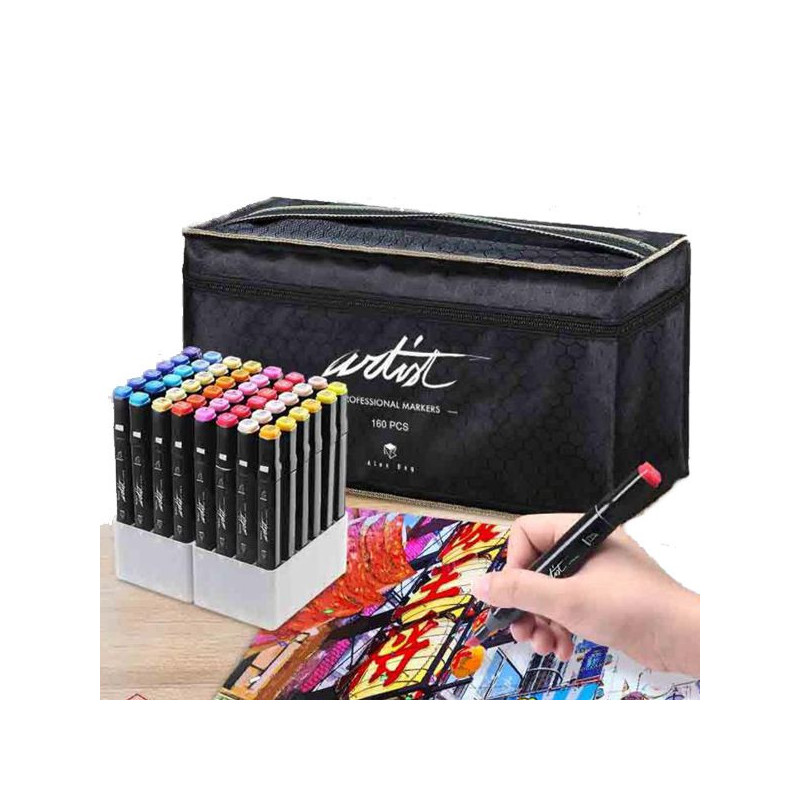 Imagen estuche profesional 160 rotuladores artist luxury Imagen estuche profesional 160 rotuladores artist luxury