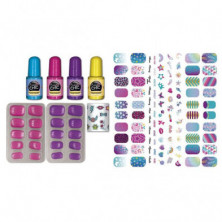 imagen 1 de set manicura uñas brillantes en la oscuridad crazy