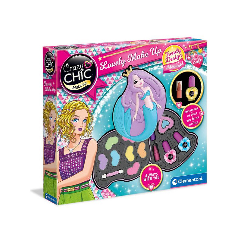 Imagen set maquillaje sirena crazy chic Imagen set maquillaje sirena crazy chic