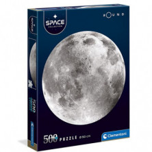 Imagen puzzle nasa redondo luna 500 piezas