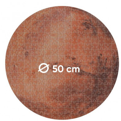 imagen 2 de puzzle nasa redondo marte 500 piezas