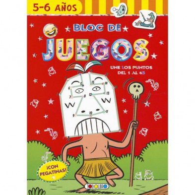 Imagen libro une los puntos 5-6 años bloc de juegos todol