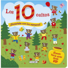 Imagen libro los 10 ositos cuenta hacia atrás desde 10 to