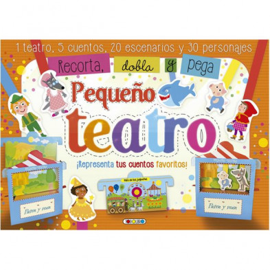 Imagen libro recorta dobla y pega teatro todolibro