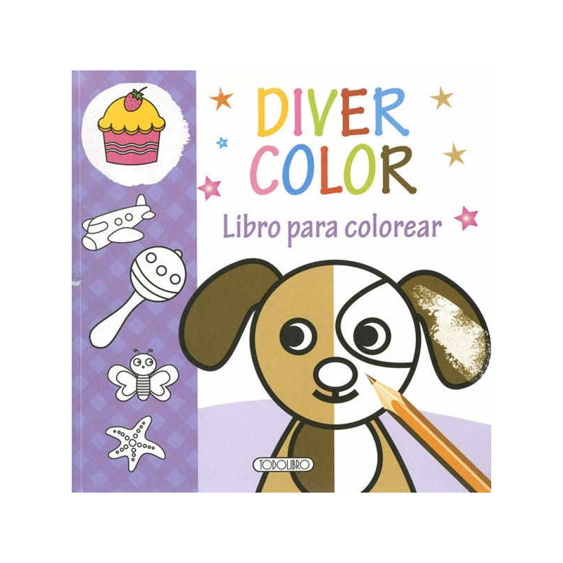 Imagen libro para colorear divercolor todolibro