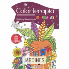 Imagen libro colorterapia mandalas jardines todolibro