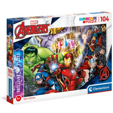 Imagen puzle marvel brillante 104 piezas