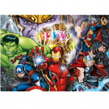 imagen 1 de puzle marvel brillante 104 piezas