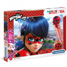 Imagen puzle miraculous joyas 104 piezas