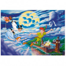 imagen 2 de puzle disney - peter pan  2 x 60 piezas