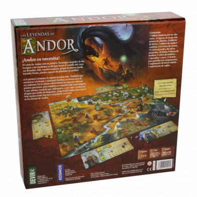 imagen 2 de juego las leyendas de andor - devir