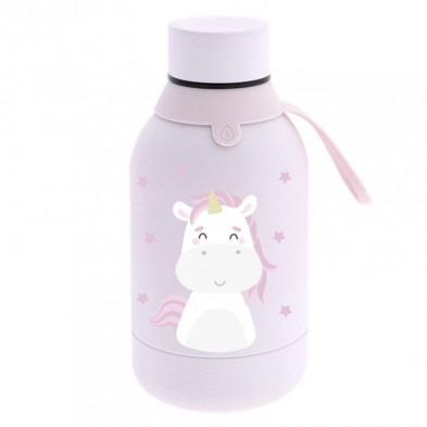 Imagen botella acero inoxidable 350ml pink unicornio Imagen botella acero inoxidable 350ml pink unicornio