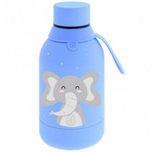 Imagen botella acero inoxidable 350ml sky elefante