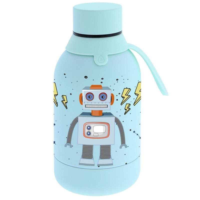 Imagen botella acero inoxidable 350ml mint robot