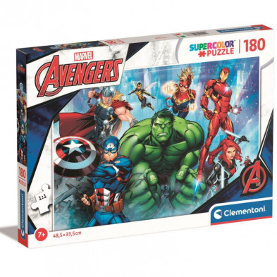 Imagen puzzle los vengadores 180 piezas clementoni marvel