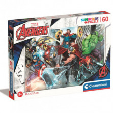 Imagen puzzle los vengadores 60 piezas clementoni marvel