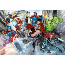 imagen 1 de puzzle los vengadores 60 piezas clementoni marvel
