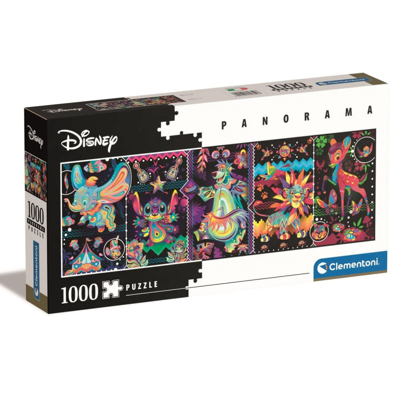 Imagen puzzle disney classics panorama 1000 piezas clemen