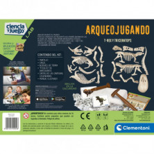 imagen 2 de juego t rex y triceratops ciencia y juego clemento