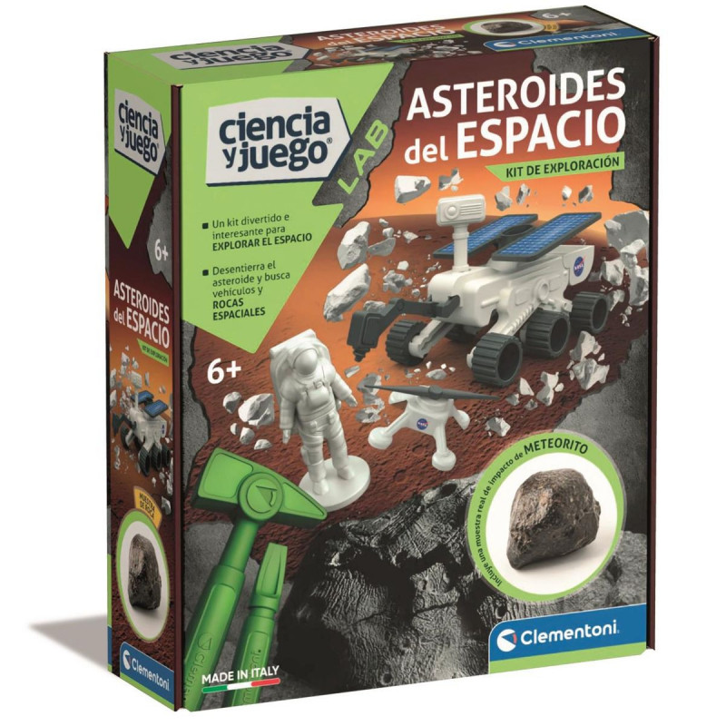 Imagen juego asteroides del espacio ciencia y juego cleme