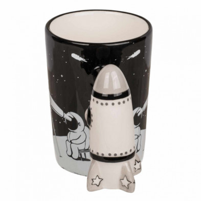 imagen 3 de taza astronauta con mango de mizil 14x12cm