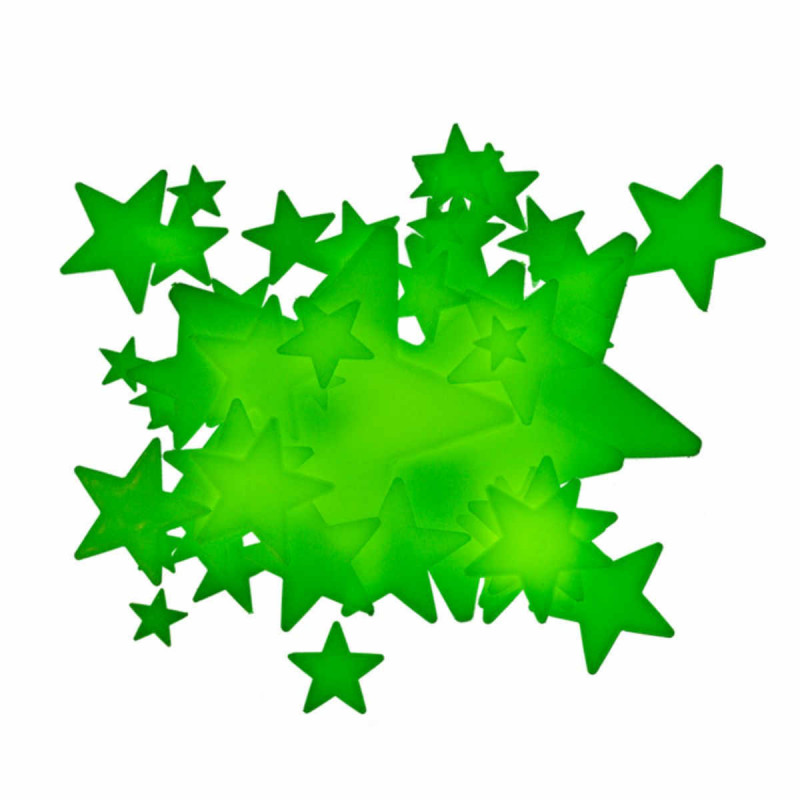 Imagen set de 50 estrellas fluorescentes Imagen set de 50 estrellas fluorescentes