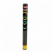 imagen 2 de palito glow 20cm 3 diseños surtidos - 15 pz tubo