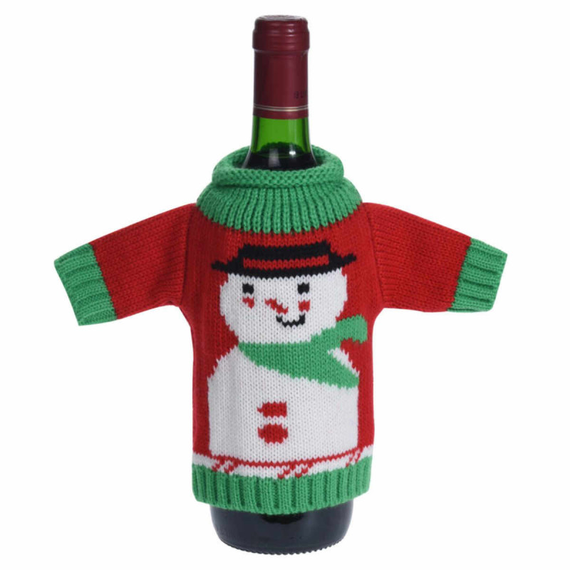 Imagen cubre botellas jersey navidad modelos surtidos