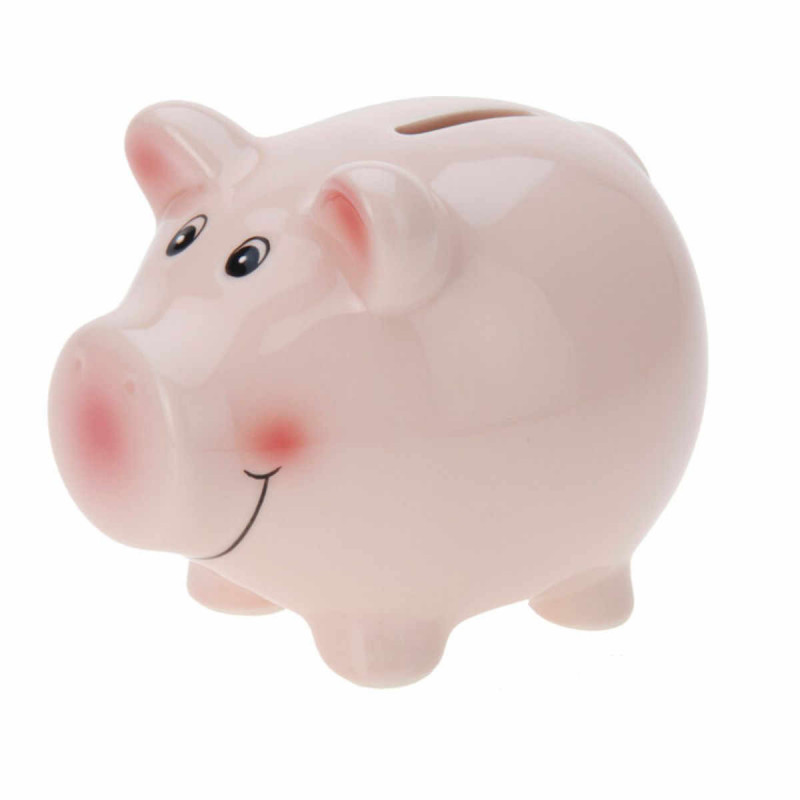 Imagen hucha cerdito ceramica 11x9x9cm Imagen hucha cerdito ceramica 11x9x9cm