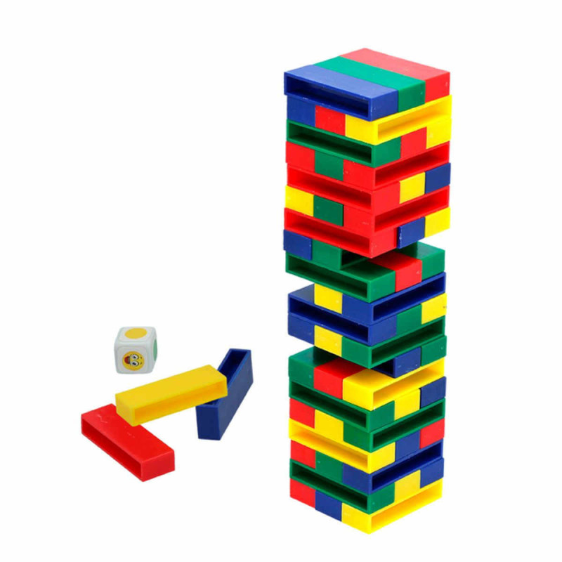 Imagen juego torre de bloques Imagen juego torre de bloques