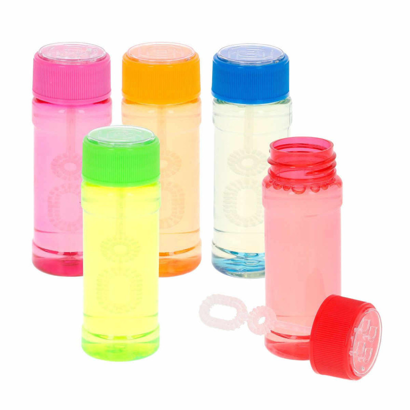 Imagen pack 5 botes de pompas 60ml Imagen pack 5 botes de pompas 60ml