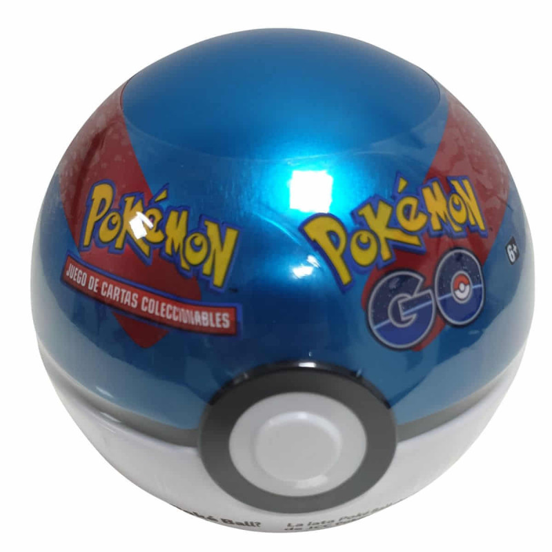 Imagen poke ball lata azul pokémon go