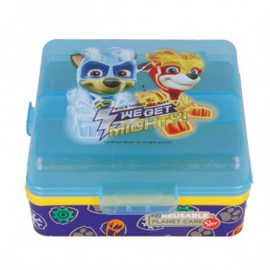 Imagen sandwichera multiple cuadrada paw patrol mighty