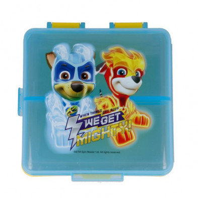 imagen 1 de sandwichera multiple cuadrada paw patrol mighty