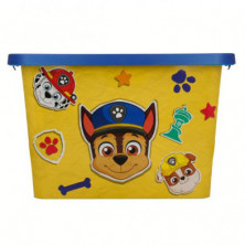 imagen 2 de caja click paw patrol boy plain 7 litros