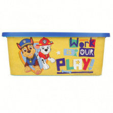 imagen 2 de caja click paw patrol boy plain 13 litros