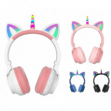 Imagen auriculares unicorn negro bluetoohy 5.0