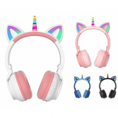 Imagen auriculares unicorn negro bluetoohy 5.0