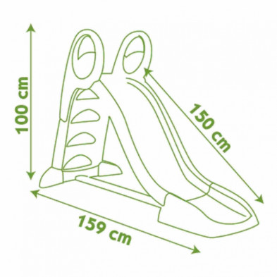 imagen 5 de tobogán ks color rojo 119cm smoby