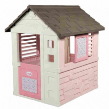 Imagen casita infantil corolla rosa smoby