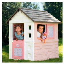imagen 1 de casita infantil corolla rosa smoby