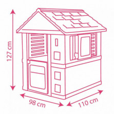 imagen 2 de casita infantil corolla rosa smoby
