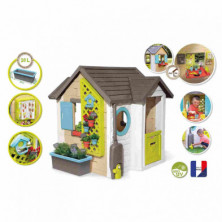 imagen 3 de casita infantil garden house con accesorios smoby