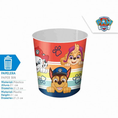 imagen 1 de papelera paw patrol